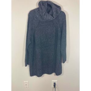 NWT TopShop Cowl Neck Gray Tunic Sweater Dress